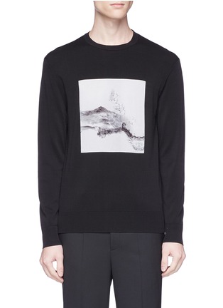 Main View - Click To Enlarge - NEIL BARRETT - Graphic print sweater