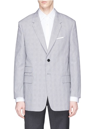 Main View - Click To Enlarge - NEIL BARRETT - Houndstooth check blazer