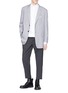 Figure View - Click To Enlarge - NEIL BARRETT - Houndstooth check blazer