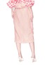 Back View - Click To Enlarge - 73052 - 'Mil Rayas' pinstripe ruffle drape wrap skirt