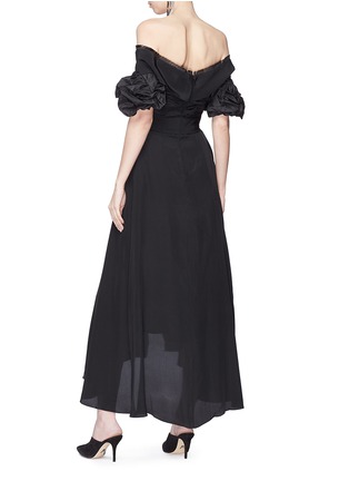 Figure View - Click To Enlarge - 73052 - 'Maria Felix' cutout twist front off-shoulder dress
