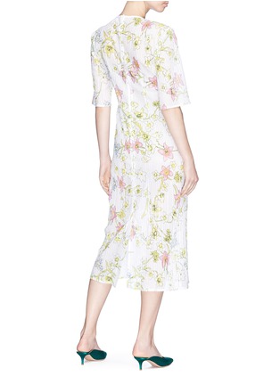 Figure View - Click To Enlarge - GEORGIA ALICE - 'Pageant' floral print sequin mesh midi dress