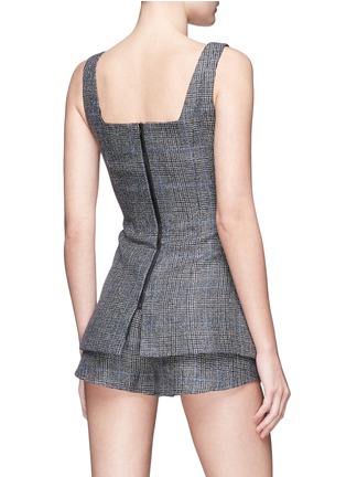 Back View - Click To Enlarge - GEORGIA ALICE - 'Highway' check plaid sleeveless top