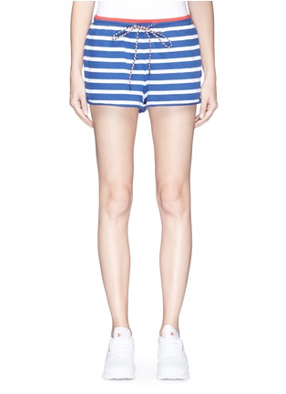 Main View - Click To Enlarge - THE UPSIDE - 'Tango' stripe knit shorts
