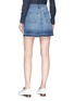 Back View - Click To Enlarge - J BRAND - Denim A-line mini skirt