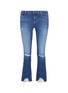 Main View - Click To Enlarge - J BRAND - 'Selena' frayed cuff cropped jeans