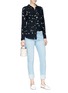 Figure View - Click To Enlarge - J BRAND - 'Sadey' let-out cuff cropped jeans