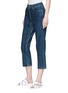 Front View - Click To Enlarge - AALTO - Fixed pleated cropped jeans