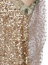 Detail View - Click To Enlarge - SABYASACHI - Sash tulle back sequin sleeveless top
