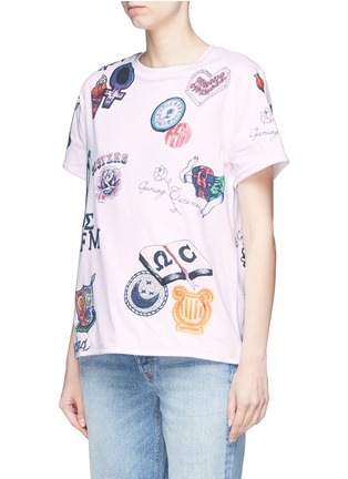 Detail View - Click To Enlarge - OPENING CEREMONY - 'Sisters' print reversible T-shirt