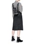 Figure View - Click To Enlarge - OPENING CEREMONY - Pleated satin overall dress