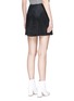 Back View - Click To Enlarge - OPENING CEREMONY - Pleated satin mini skirt