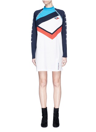 Main View - Click To Enlarge - OPENING CEREMONY - 'Alpha' colourblock jersey dress