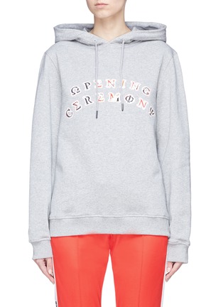Main View - Click To Enlarge - OPENING CEREMONY - 'OC' patch hoodie