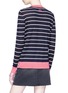 Back View - Click To Enlarge - ÊTRE CÉCILE - 'Frenchie' stripe Merino wool blend sweater
