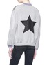 Back View - Click To Enlarge - ÊTRE CÉCILE - 'Frenchie' glitter star lurex bomber jacket