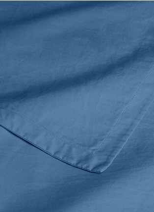 Detail View - Click To Enlarge - LANE CRAWFORD - Organic cotton queen size duvet set – Blue