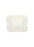 Main View - Click To Enlarge - LANE CRAWFORD - Frill organic cotton cushion – Ivory