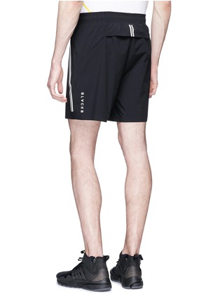 Back View - Click To Enlarge - BLACKBARRETT - Stripe outseam shorts