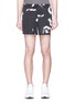 Main View - Click To Enlarge - BLACKBARRETT - Reflective camouflage print shorts