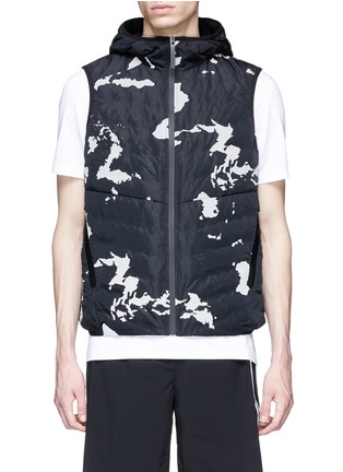 Main View - Click To Enlarge - BLACKBARRETT - Reflective camouflage print down puffer vest