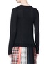 Back View - Click To Enlarge - SONIA RYKIEL - 'Secret' graphic intarsia wool sweater