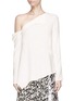 Main View - Click To Enlarge - PROENZA SCHOULER - Foldover crepe one-shoulder top