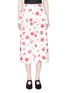 Main View - Click To Enlarge - PROENZA SCHOULER - Floral print layered jacquard skirt