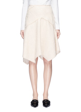 Main View - Click To Enlarge - PROENZA SCHOULER - Asymmetric bouclé tweed skirt