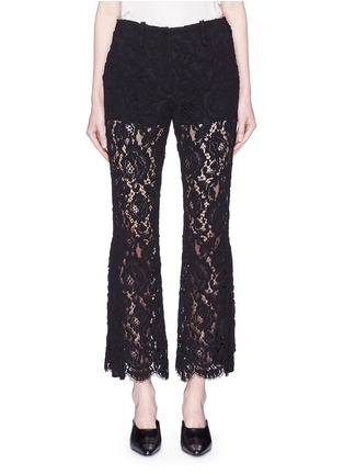 Main View - Click To Enlarge - PROENZA SCHOULER - Corded lace flared pants