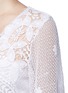 Detail View - Click To Enlarge - MIGUELINA - 'Lucinda' scalloped lace maxi dress