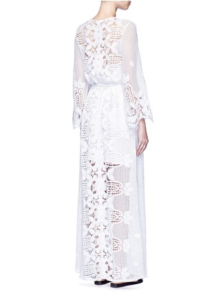 Back View - Click To Enlarge - MIGUELINA - 'Lucinda' scalloped lace maxi dress