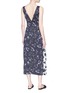Back View - Click To Enlarge - PROENZA SCHOULER - Hook-and-eye floral print patchwork crepe dress
