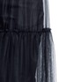 Detail View - Click To Enlarge - STELLA MCCARTNEY - Asymmetric ruffle tulle maxi dress