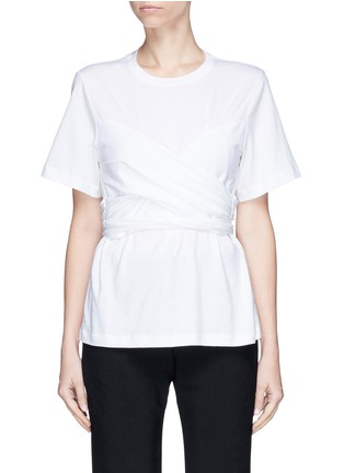 Main View - Click To Enlarge - PROENZA SCHOULER - Tie mock corset T-shirt