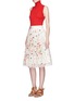 Figure View - Click To Enlarge - ALICE & OLIVIA - 'Catrina' floral embellished tulle skirt