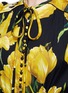Detail View - Click To Enlarge - - - Tulip print ribbon neck silk mermaid dress