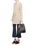 Figure View - Click To Enlarge - STELLA MCCARTNEY - Squiggly cashmere-wool knit dress