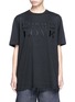Main View - Click To Enlarge - GIVENCHY - 'Power of Love' slogan embroidered cotton T-shirt
