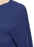 Detail View - Click To Enlarge - THE ROW - 'Inga' drape neck rib knit wrap top