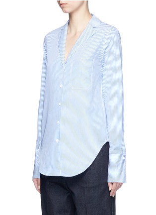 Front View - Click To Enlarge - RAG & BONE - 'Ryder' pocket stripe cotton shirt