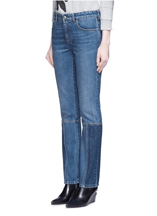 Front View - Click To Enlarge - ALEXANDER MCQUEEN - Patchwork jeans