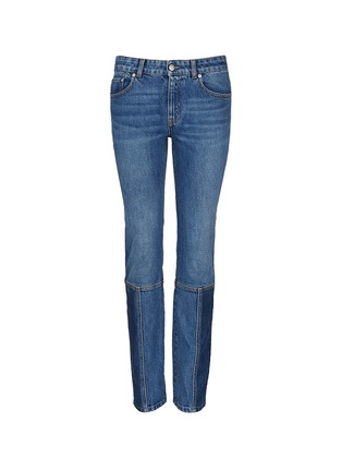 Main View - Click To Enlarge - ALEXANDER MCQUEEN - Patchwork jeans