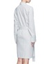 Back View - Click To Enlarge - ARAKS - 'Kari' gingham check organic cotton robe