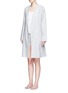 Figure View - Click To Enlarge - ARAKS - 'Kari' gingham check organic cotton robe