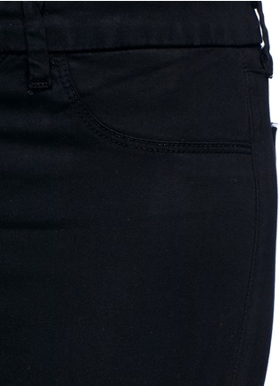 Detail View - Click To Enlarge - J BRAND - 'Anja' luxe sateen cuffed skinny pants