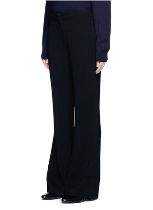 Front View - Click To Enlarge - CO - Folded cuff wide leg pants