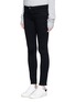 Front View - Click To Enlarge - L'AGENCE - 'The Chantal' skinny ankle grazer pants