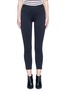 Main View - Click To Enlarge - J BRAND - 'Quin' ribbon waist cropped scuba leggings