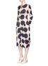 Figure View - Click To Enlarge - STELLA MCCARTNEY - Polka dot print pleated silk dress